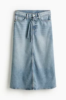 Feather Soft Denim Skirt