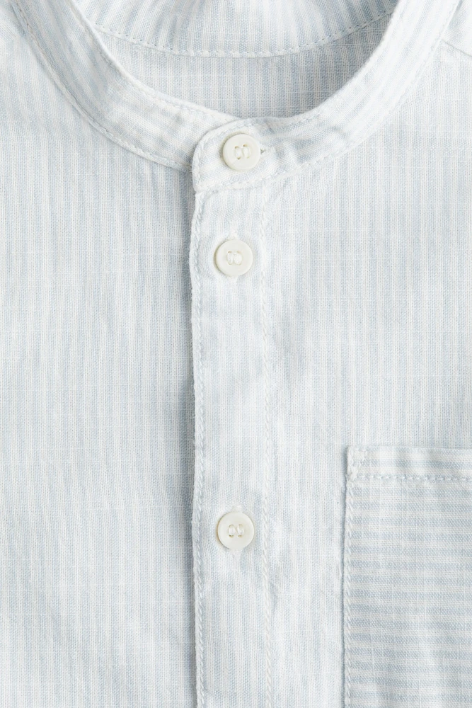 Cotton grandad shirt