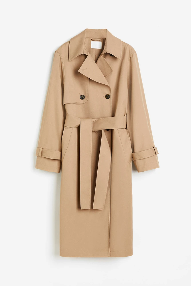 Cotton Twill Trench Coat