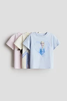 3-pack Printed Jersey Tops