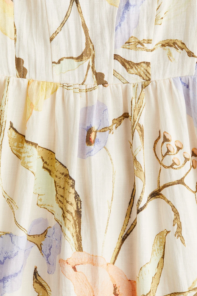 Robe midi à bretelles fines