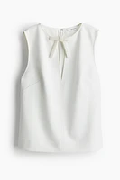 Bow-detail Top