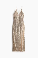 Sequined Net Dress