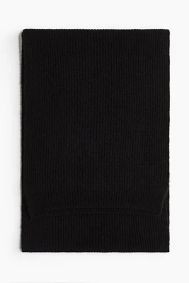 Ribbed Cashmere Scarf