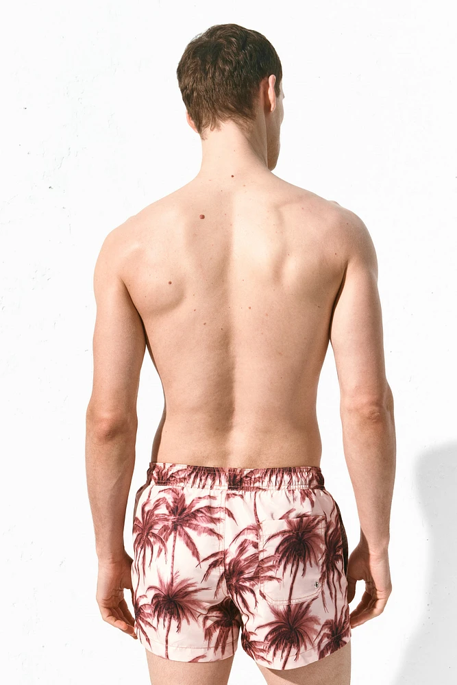 Patterned Swim Shorts