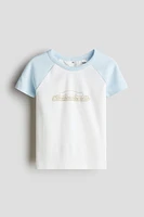 Printed Jersey Top