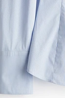 Tapered-Waist Shirt with Shoulder Pads