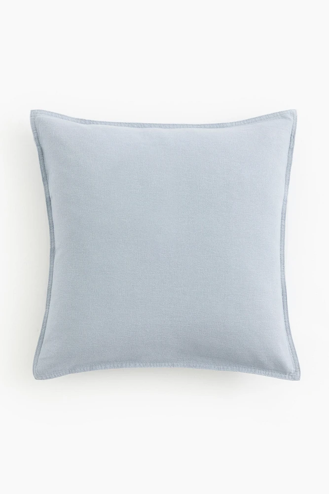 Housse de coussin en lin mélangé