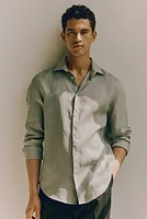 Slim Fit Linen Shirt