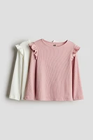 2-pack Ribbed Cotton Tops
