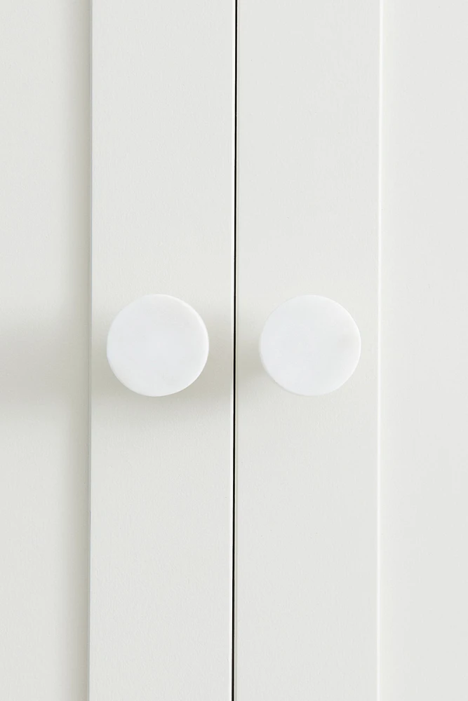 Lot de 2 boutons de meuble en marbre