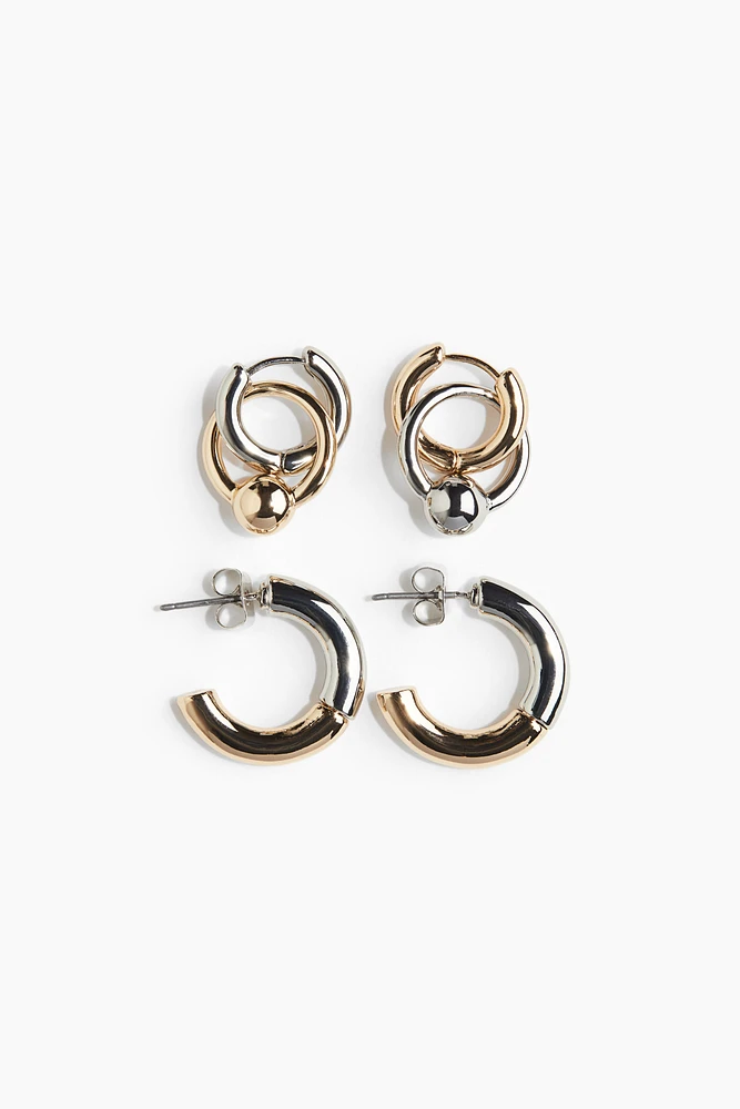 2 Pairs Earrings