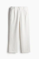 Relaxed Fit Textured Pants