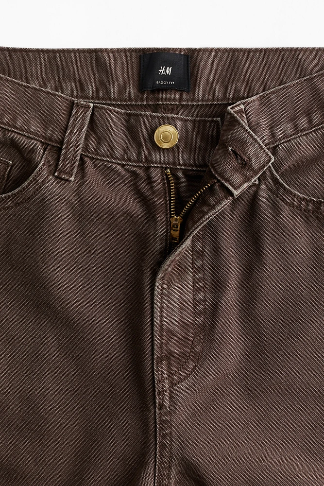 Baggy Canvas Pants