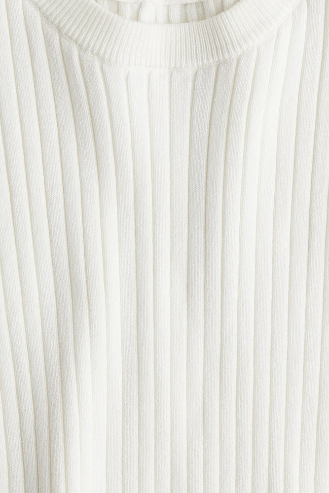 Rib-knit Top