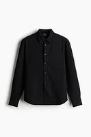 Regular Fit Crêpe Shirt