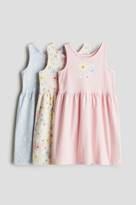 3-pack Printed Cotton Dresses
