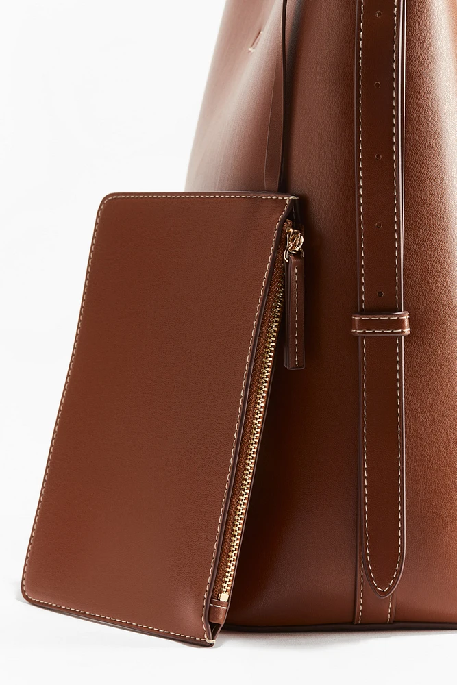 Sac de magasinage avec pochette
