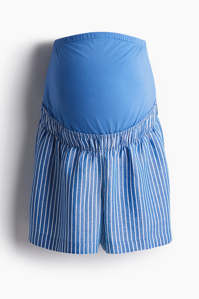 Short MAMA en lin mélangé