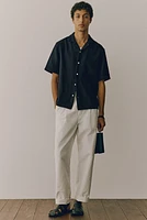 Regular Fit Textured Resort Shirt