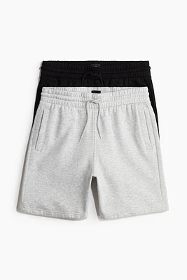 Lot de 2 shorts Coupe Classique en molleton