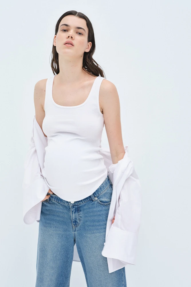 MAMA Ribbed Tank Top