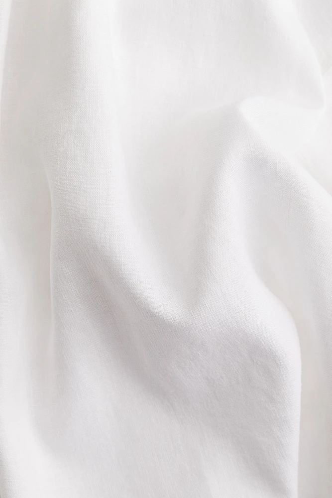 Linen-Blend Shirt