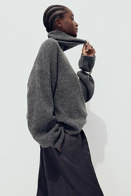 Oversized Turtleneck Sweater