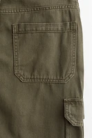 Wide-leg Cargo Pants