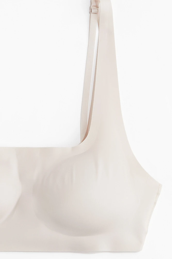 Padded Soft-Cup Microfiber Bra