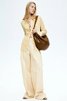 Ruched Mesh Shirt