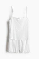 2-Piece Ribbed Jersey Set