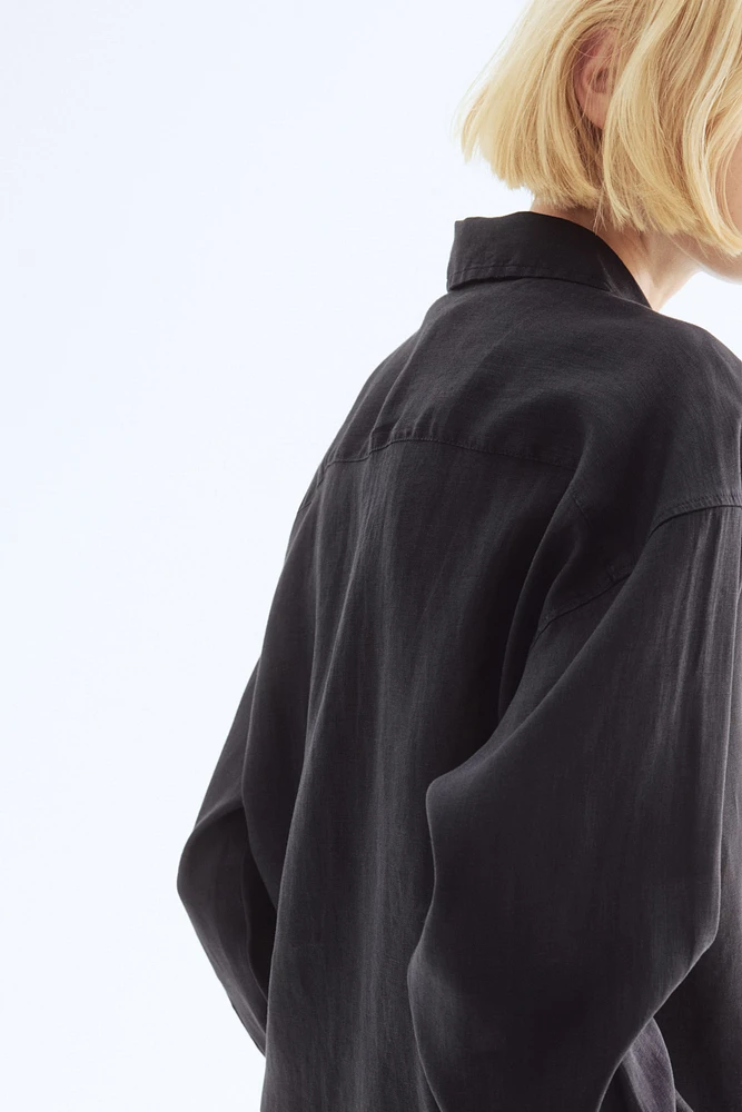 Chemise ample en lin