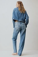 Jean Taille Haute Coupe Droite