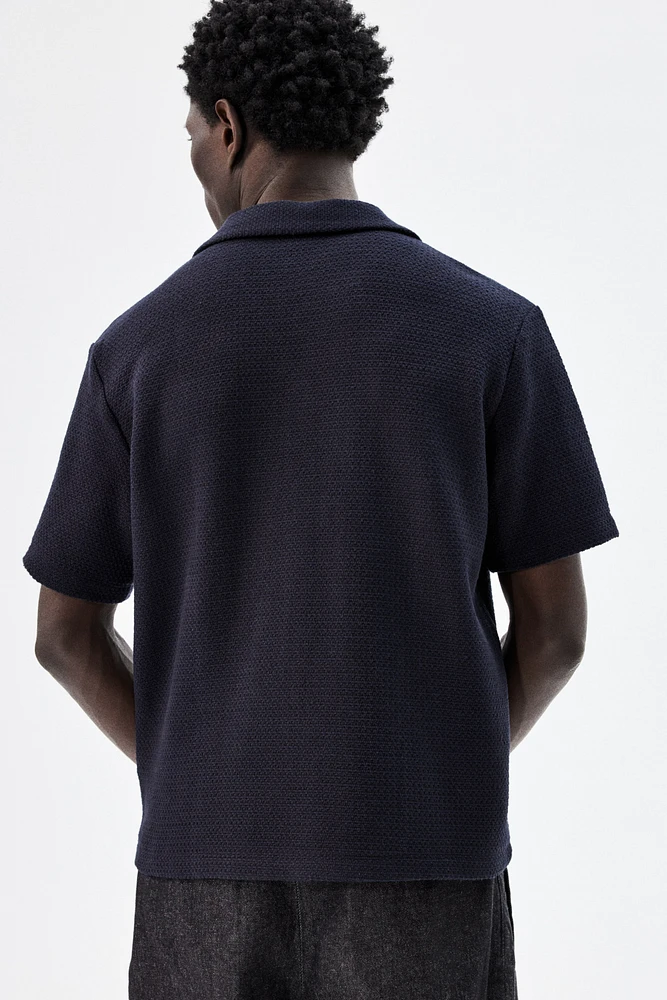 Chemise classique avec col cubain