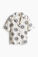 Chemise ample avec col cubain