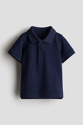 Polo en piqué de coton