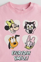 T-Shirt with Printed Motif