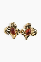 Flower-Shaped Earrings