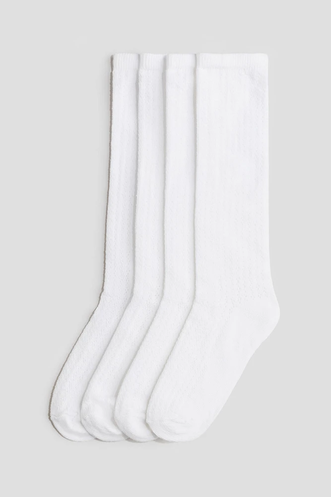 Lot de 4 paires chaussettes scolaires