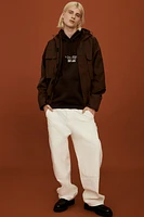 Loose Fit Printed Hoodie