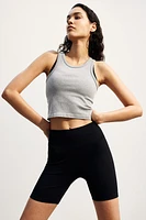 Seamless Sports Cropped Tank Top DryMove™