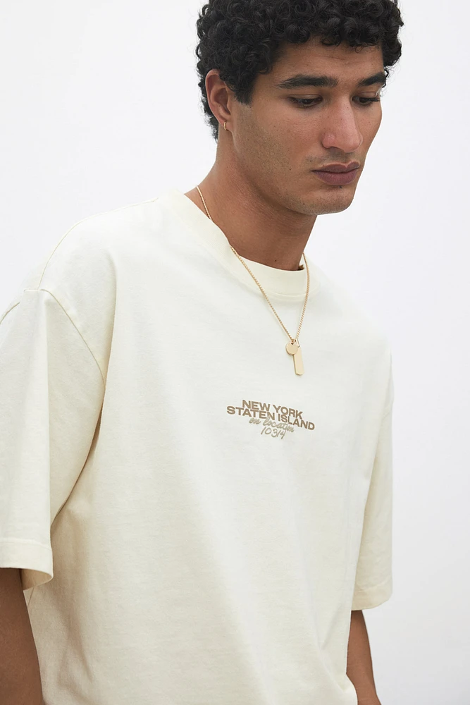 Loose-Fit Washed T-Shirt