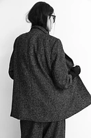 Gathered-Sleeve Jacket