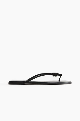 Knot-Detail Flip-Flops