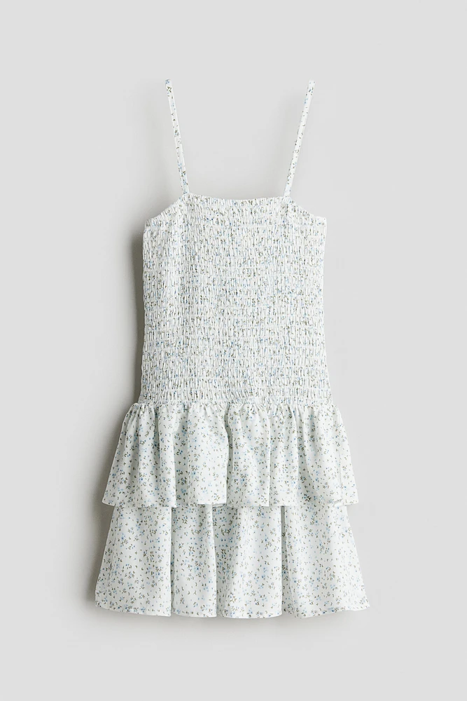 Smocked Strappy Dress
