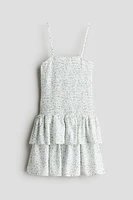Smocked Strappy Dress