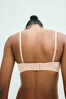 Padded Microfiber Balconette Bra