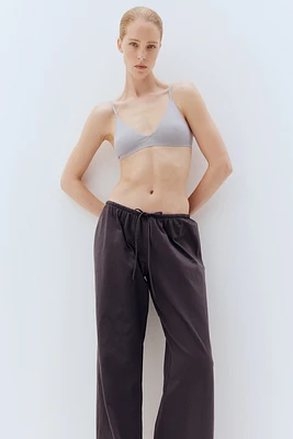 Wide-leg Jersey Pants