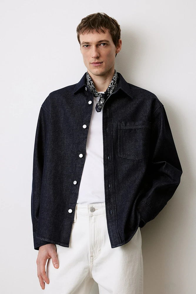 Regular Fit Denim Overshirt